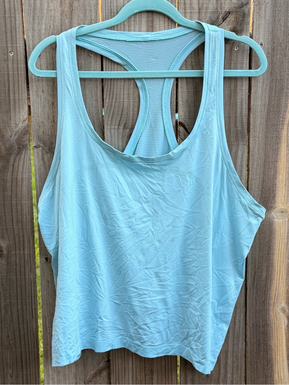 lululemon athletica swiftly tech Sky Blue Racerback Tank - Women's size 20